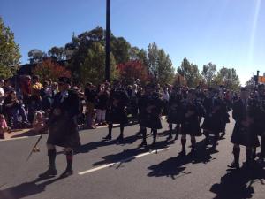 AWPD on the march at the Wodonga ANZAC Day March - photo courtesy of Radio 2AY http://www.2ay.com.au