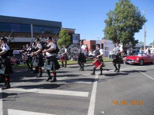 Leeton Rice Festival - the engine room on the march